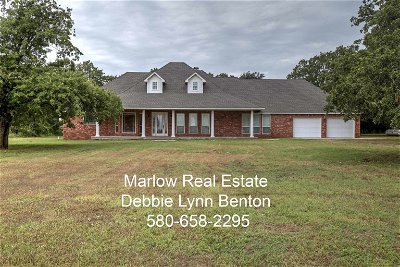 Marlow OK Single Family Home For Sale: $765,000