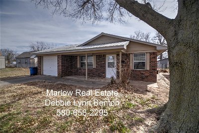 Marlow OK Single Family Home Active-Take Backups: $110,500
