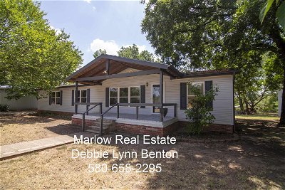 Marlow OK Single Family Home For Sale: $185,000